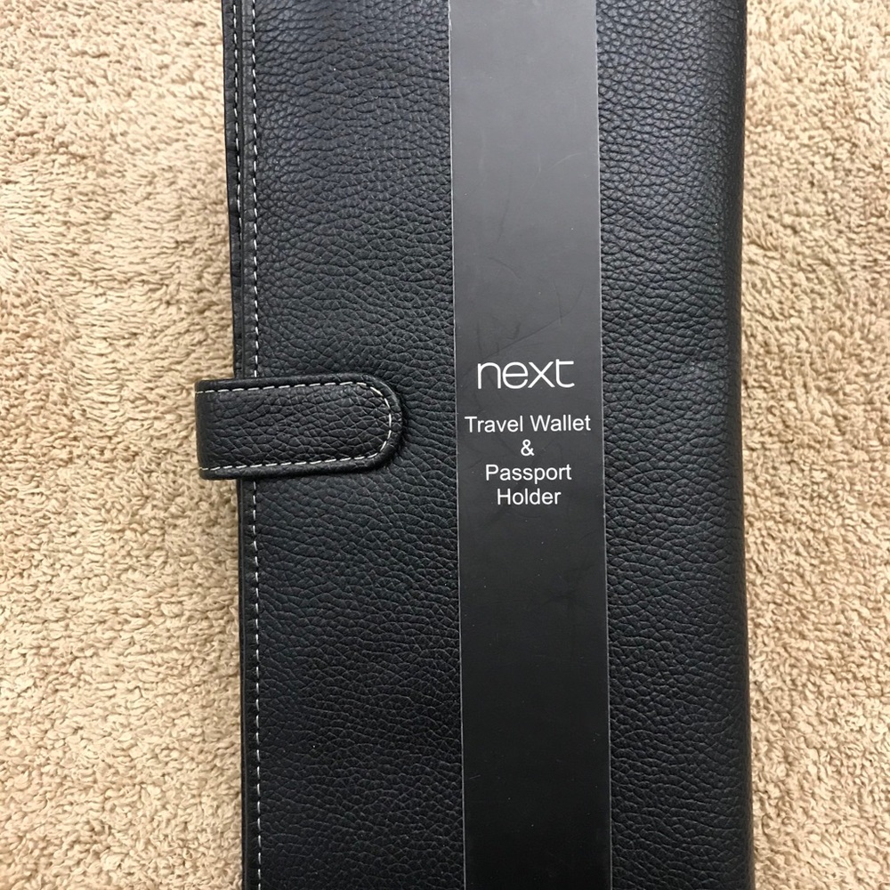 Soft leather travel wallet and passport case